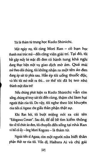 bộ thám tử lừng danh conan - tiểu thuyết - cơn ác mộng đen tối