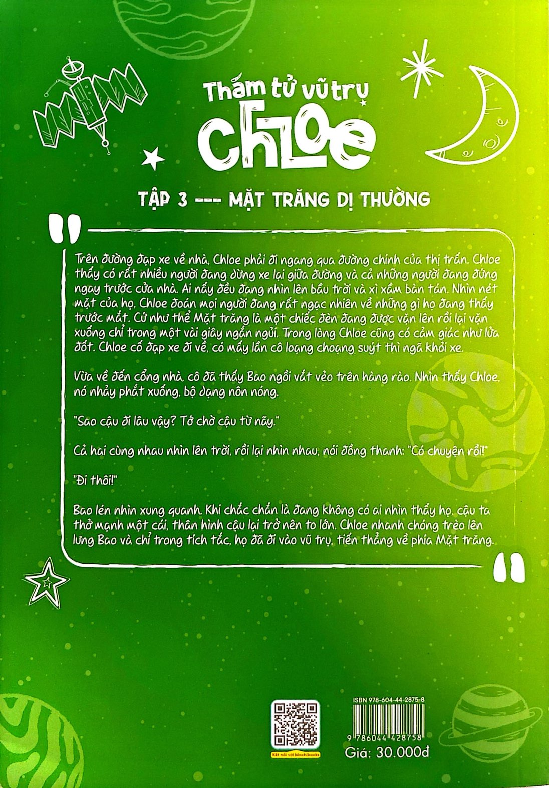 Bo
						
										
										Tham Tu Vu Tru Chloe - Tap 3 - Mat Trang Di Thuong