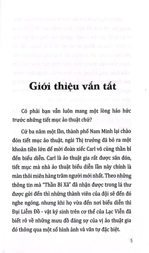 bộ thần bí xã - tập 3: màn thôi miên của nhà ảo thuật