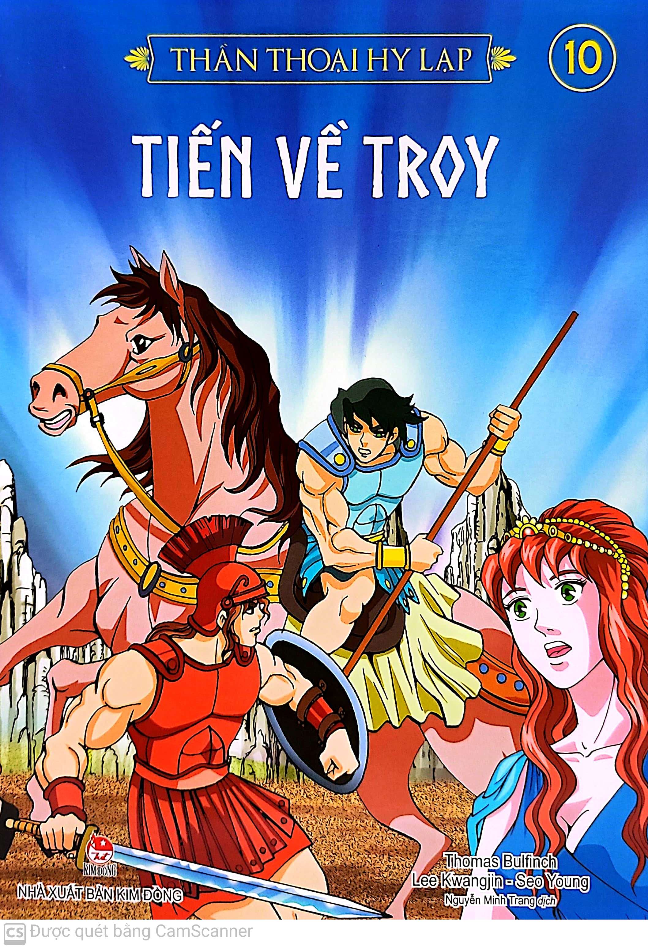 bộ thần thoại hy lạp tập 10 - tiến về troy (tái bản 2019)