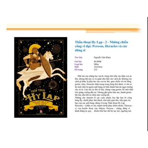 bộ thần thoại hy lạp - tập 2 - những chiến công vĩ đại - perseus, heracles và các dũng sĩ