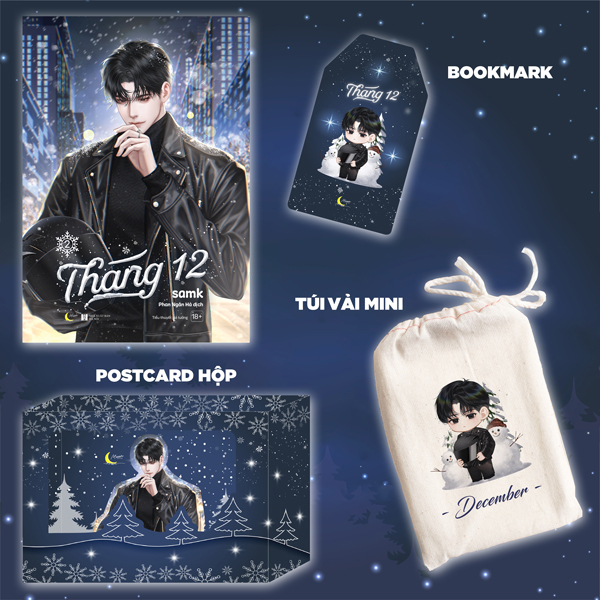 Bo
Thang 12 - Tap 2 - Ban Dac Biet - Tang Kem Bookmark + Postcard Hop + Tui Vai Mini