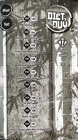 bộ thanh gươm diệt quỷ - kimetsu no yaiba - tập 17 - những người kế tục