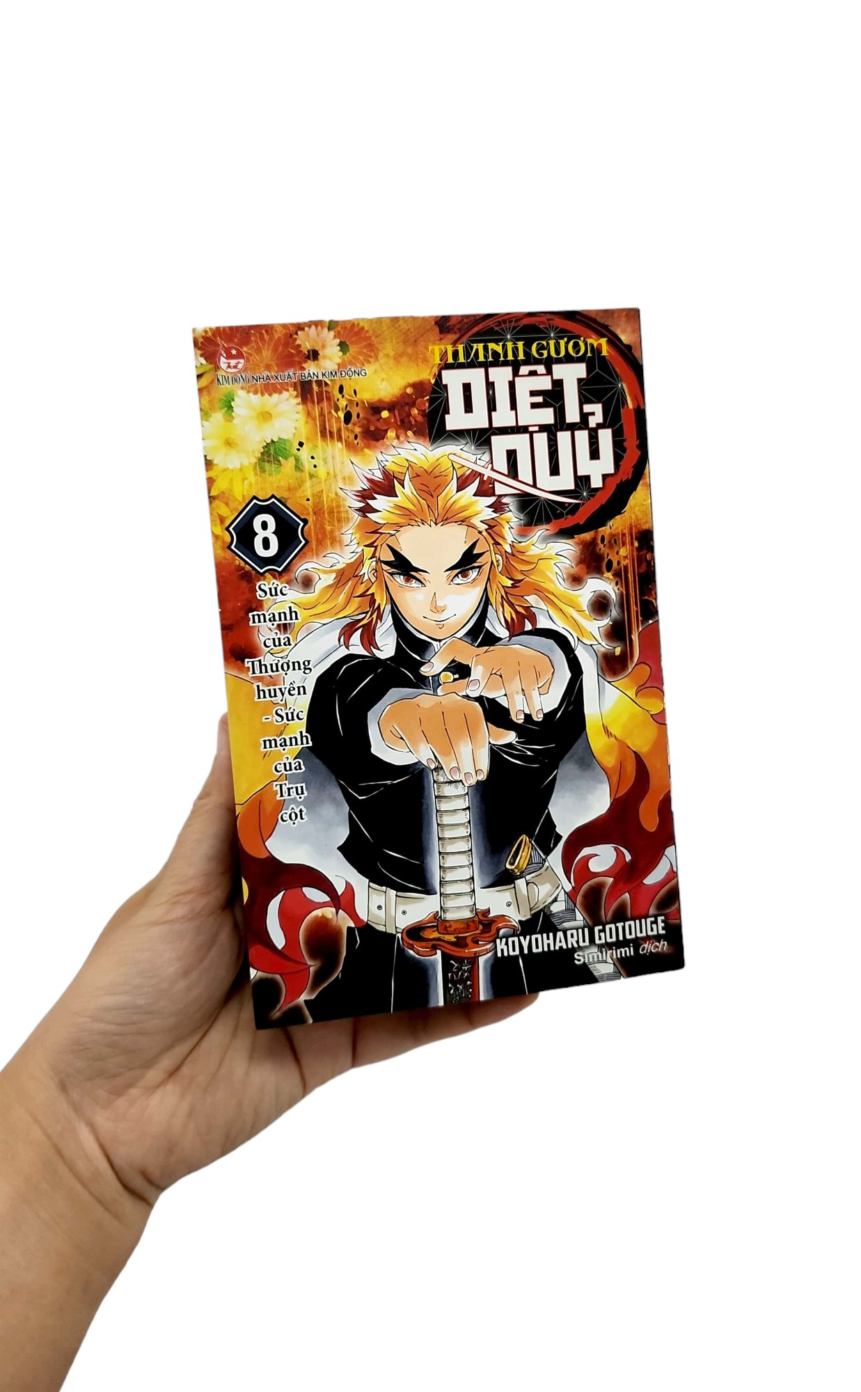 bộ thanh gươm diệt quỷ - kimetsu no yaiba - tập 8 - sức mạnh của thượng huyền - sức mạnh của trụ cột
