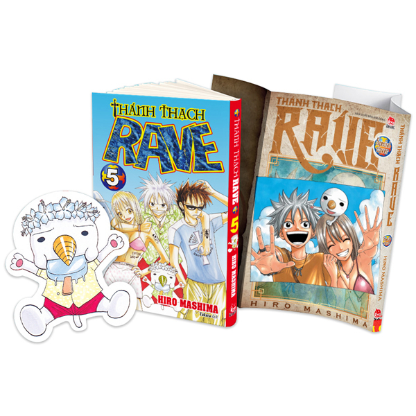 bộ thánh thạch rave - tập 5 - tặng kèm bookmark plue + bìa áo special