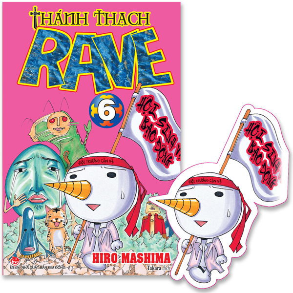 bộ thánh thạch rave - tập 6 - tặng kèm bookmark plue