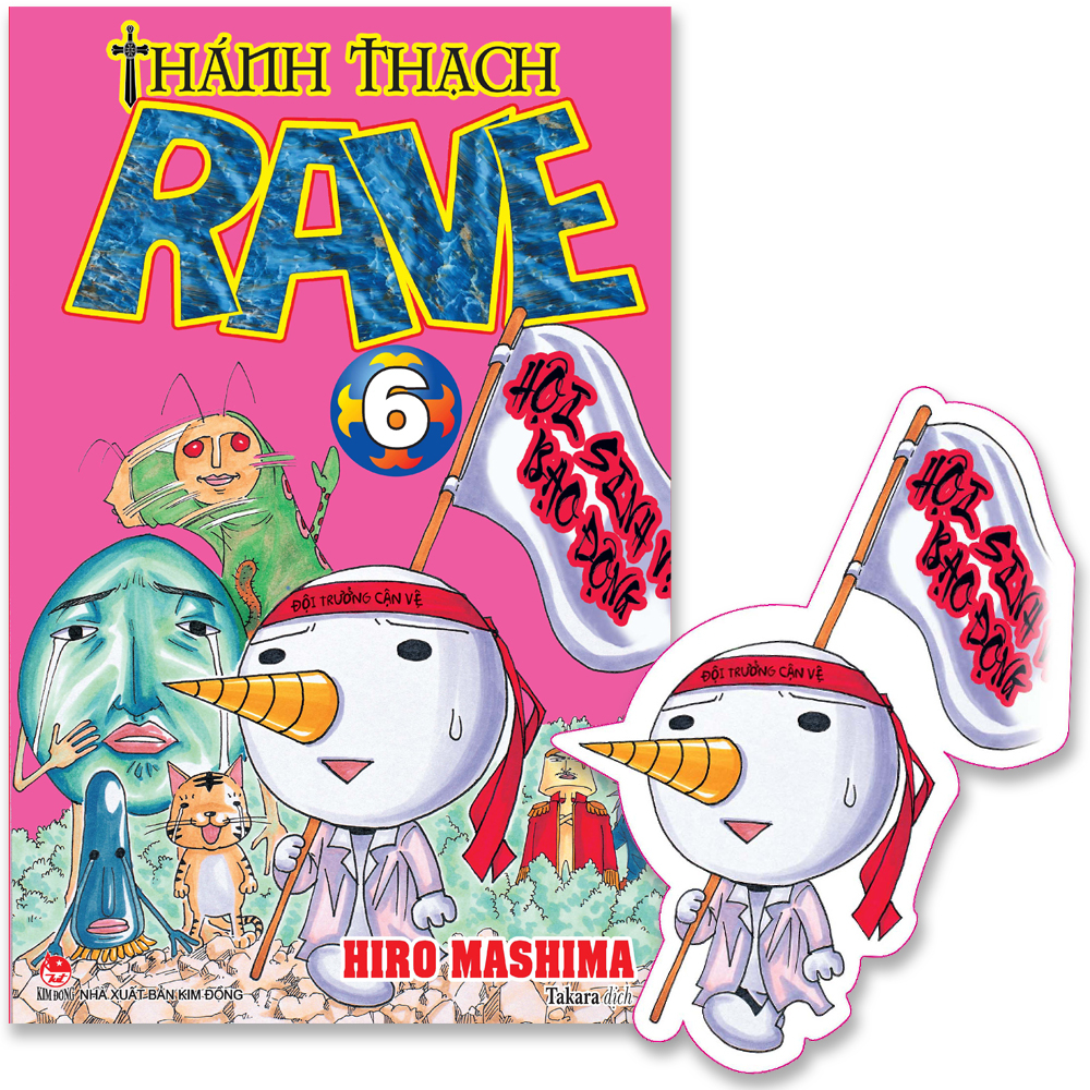 bộ thánh thạch rave - tập 6 - tặng kèm bookmark plue