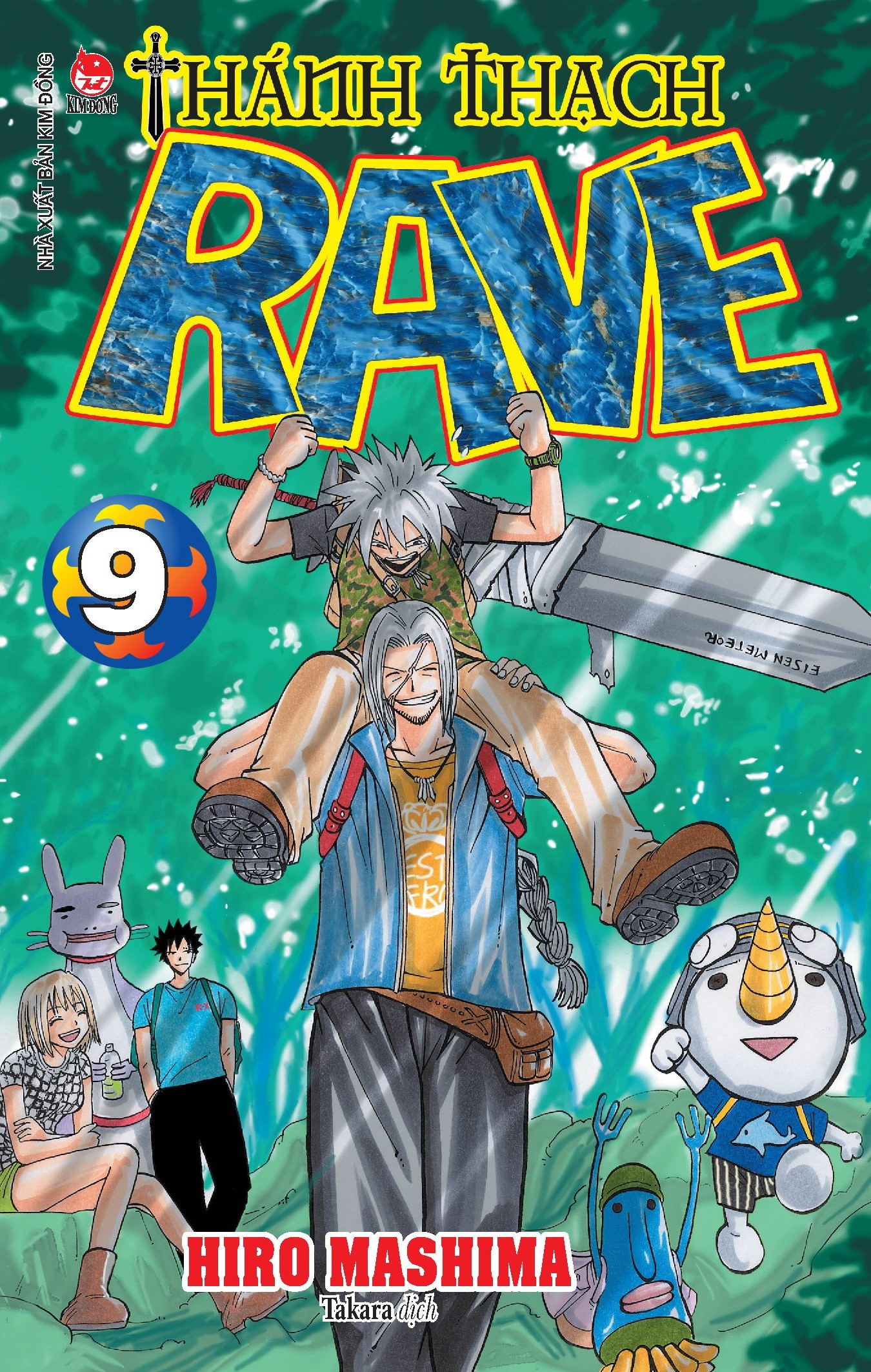 bộ thánh thạch rave - tập 9 - tặng kèm bookmark plue