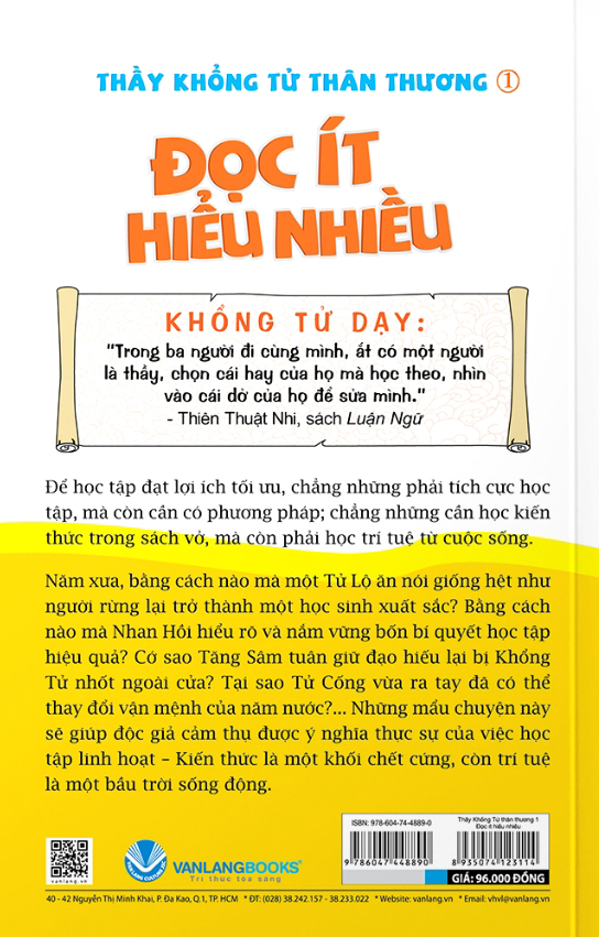 bộ thầy khổng tử thân thương 1 - đọc ít hiểu nhiều (tái bản)
