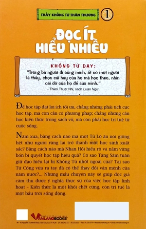 bộ thầy khổng tử thân thương - tập 1: đọc ít hiểu nhiều