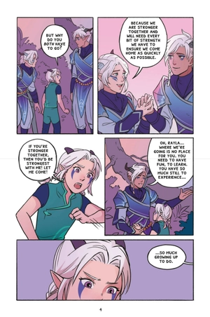 bộ the dragon prince #2: bloodmoon huntress: a graphic novel