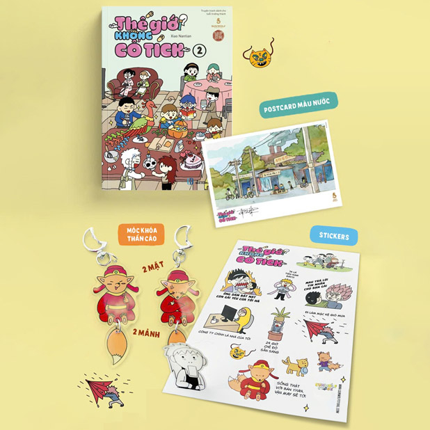 Bo
The Gioi Khong Co Tich - Tap 2 - Ban Dac Biet - Tang Kem Postcard Mau Nuoc + Moc Khoa Than Cao + Sticker