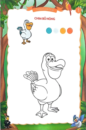 bộ thế giới loài chim - tớ muốn làm họa sĩ