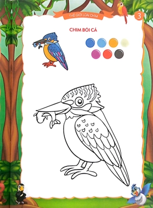 bộ thế giới loài chim - tớ muốn làm họa sĩ