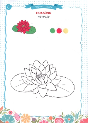 bộ thế giới loài hoa - sắc màu của bé 6