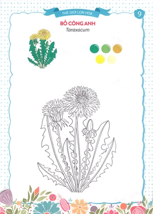 bộ thế giới loài hoa - sắc màu của bé 6