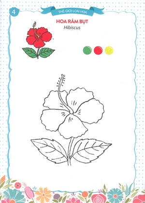 bộ thế giới loài hoa - sắc màu của bé 6