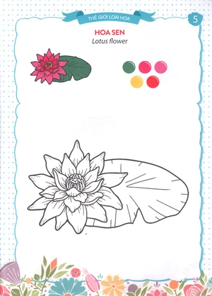 bộ thế giới loài hoa - sắc màu của bé 6