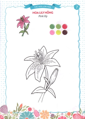 bộ thế giới loài hoa - sắc màu của bé 6