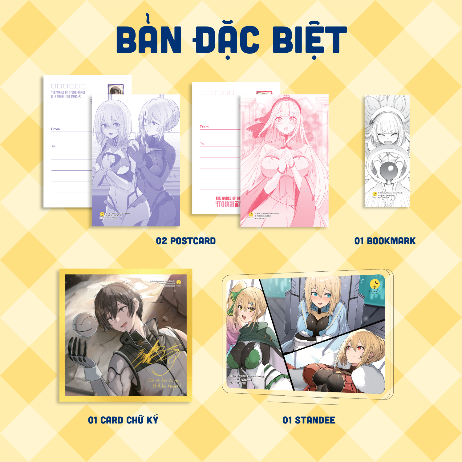 Bo
						
										
										The Gioi Otome Game That Khac Nghiet Voi Nhan Vat Quan Chung - Tap 13 - Ban Dac Biet - Tang Kem 1 Bookmark + 2 Posrcard + 1 Card Can Mang Kim Tuyen Lua To Tam + 1 Standee