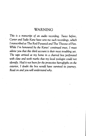 bộ the kane chronicles 3: the serpent's shadow