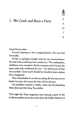 bộ the kane chronicles 3: the serpent's shadow