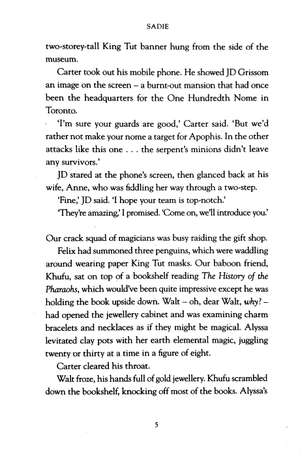 bộ the kane chronicles 3: the serpent's shadow