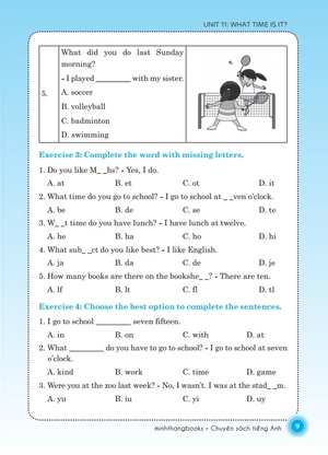 bộ the langmaster - bài tập trắc nghiệm tiếng anh lớp 4 - tập 2 (tái bản 2020)