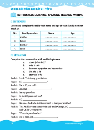 bộ the langmaster - em học giỏi tiếng anh lớp 3 - tập 2 (tái bản 2021)