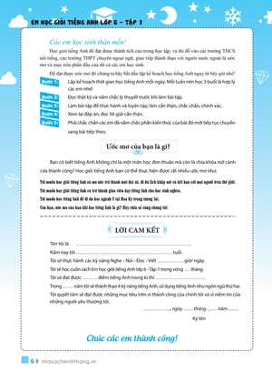 bộ the langmaster - em học giỏi tiếng anh lớp 6 - tập 1 (có đáp án)