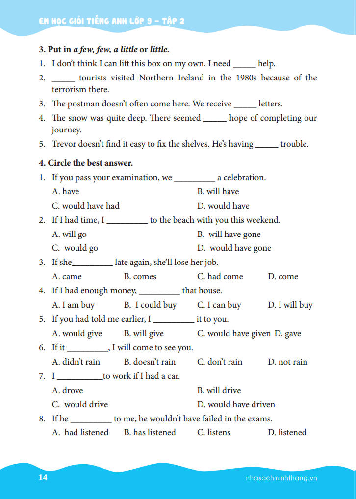 bộ the langmaster - em học giỏi tiếng anh lớp 9 - tập 2 (tái bản 2021)