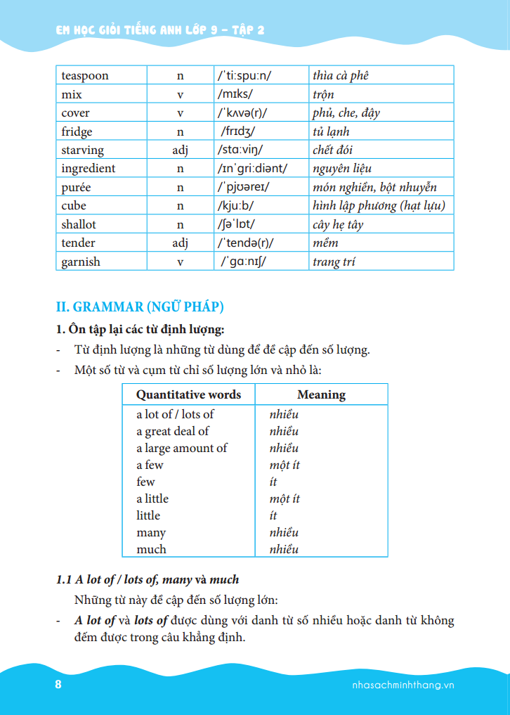 bộ the langmaster - em học giỏi tiếng anh lớp 9 - tập 2 (tái bản 2021)