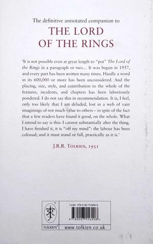 bộ the lord of the rings: a reader's companion