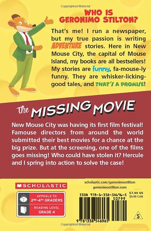 bộ the missing movie (geronimo stilton #73)