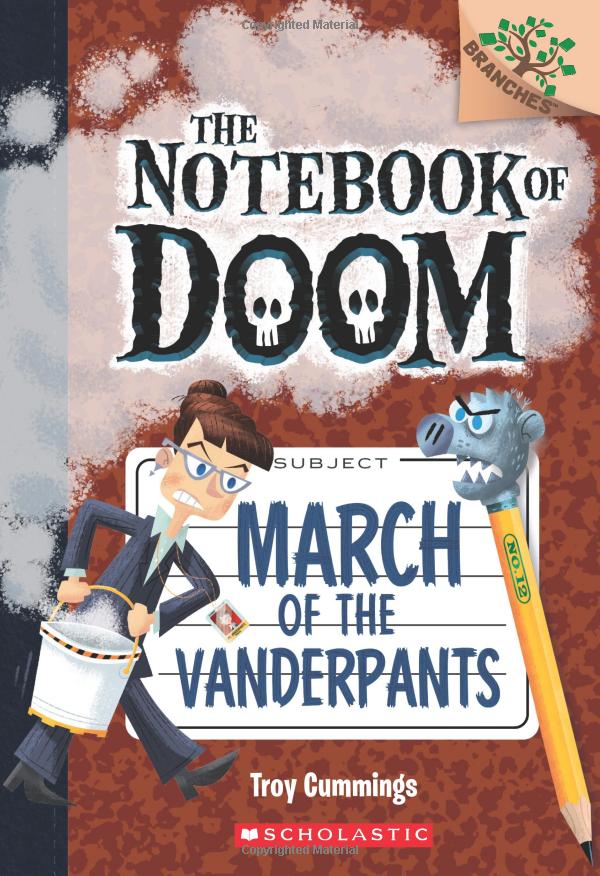 bộ the notebook of doom #12: march of the vanderpants