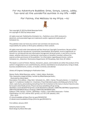 bộ the party diaries 1 - awesome orange birthday (a branches book)