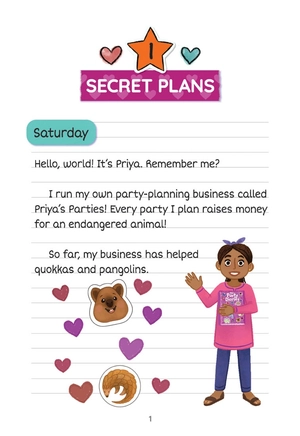 bộ the party diaries 3 - top secret anniversary (a branches book)