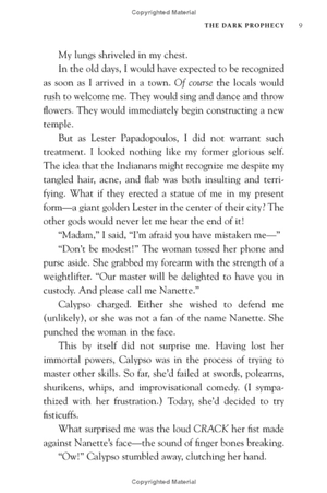 bộ the trials of apollo book 2: the dark prophecy