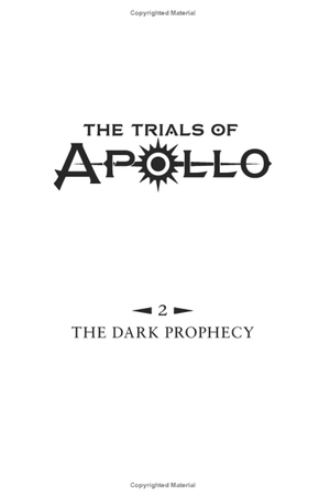 bộ the trials of apollo book 2: the dark prophecy