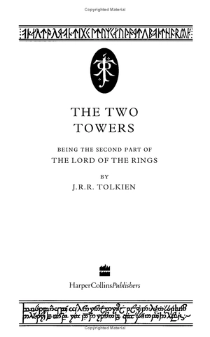 bộ the two towers (the lord of the rings, book 2)