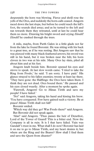 bộ the two towers (the lord of the rings, book 2)