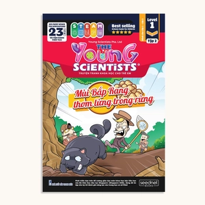 bộ the young scientist - truyện tranh khoa học cho trẻ em - level 1 - tập 2: mùi bắp rang thơm lừng trong rừng