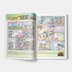 bộ the young scientist - truyện tranh khoa học cho trẻ em - level 1 - tập 2: mùi bắp rang thơm lừng trong rừng