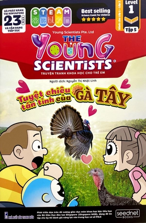 bộ the young scientist - truyện tranh khoa học cho trẻ em - level 1 - tập 5: tuyệt chiêu tán tỉnh của gà tây