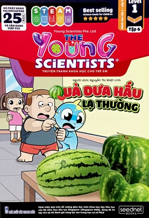 bộ the young scientist - truyện tranh khoa học cho trẻ em - level 1 - tập 6: quả dưa hấu lạ thường