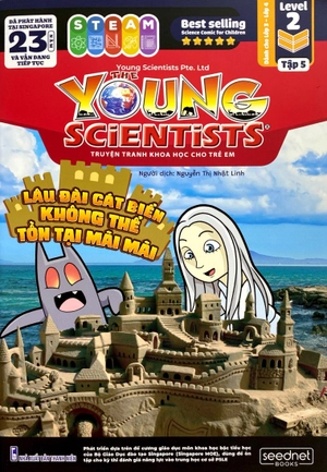 bộ the young scientist - truyện tranh khoa học cho trẻ em - level 2 - tập 5: lâu đài cát biển không thể tồn tại mãi mãi