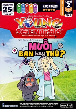 bộ the young scientist - truyện tranh khoa học cho trẻ em - level 2 - tập 6: muỗi - bạn hay thù?