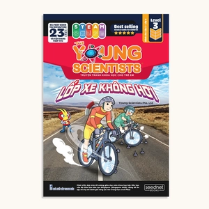 bộ the young scientist - truyện tranh khoa học cho trẻ em - level 3 - tập 1: lốp xe không hơi