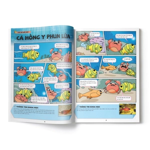 bộ the young scientist - truyện tranh khoa học cho trẻ em - level 3 - tập 2: cá hồng y phun lửa