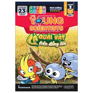 bộ the young scientist - truyện tranh khoa học cho trẻ em - level 3 - tập 3: cá quái vật trên đồng lúa